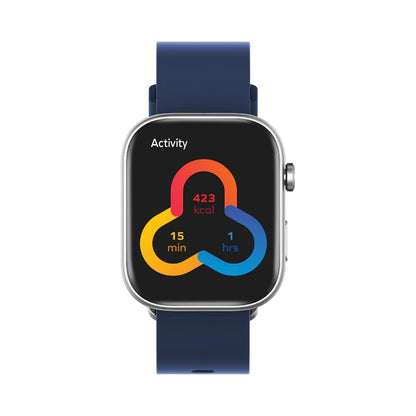 Momax 1-Wear+ Pro SW3 AMOLED Smart Watch, Bluetooth Calling - Dark Blue