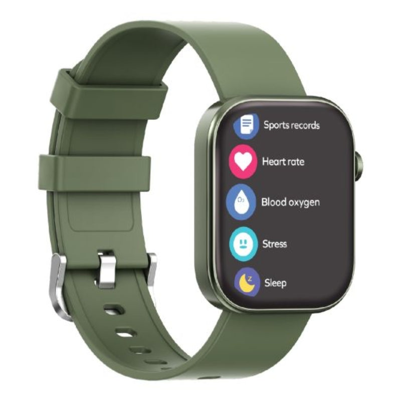 Momax 1-Wear+ Pro SW3 AMOLED Smart Watch, Bluetooth Calling - Green