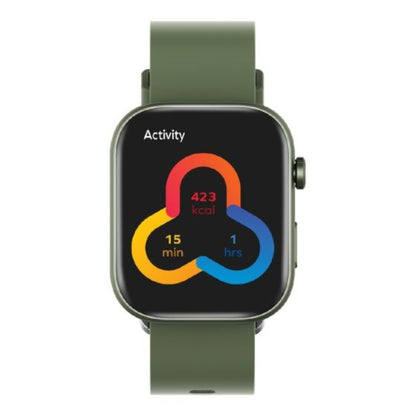 Momax 1-Wear+ Pro SW3 AMOLED Smart Watch, Bluetooth Calling - Green