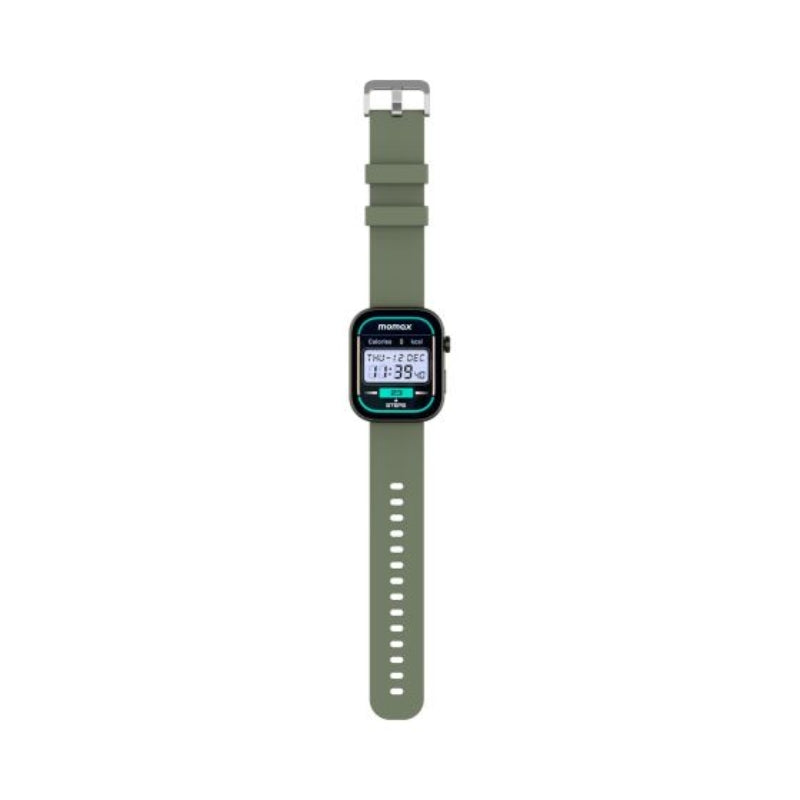 Momax 1-Wear+ Pro SW3 AMOLED Smart Watch, Bluetooth Calling - Green