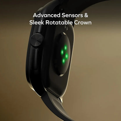 Momax 1-Wear Curvex SW5 AMOLED Smart Watch, Bluetooth Calling - Black