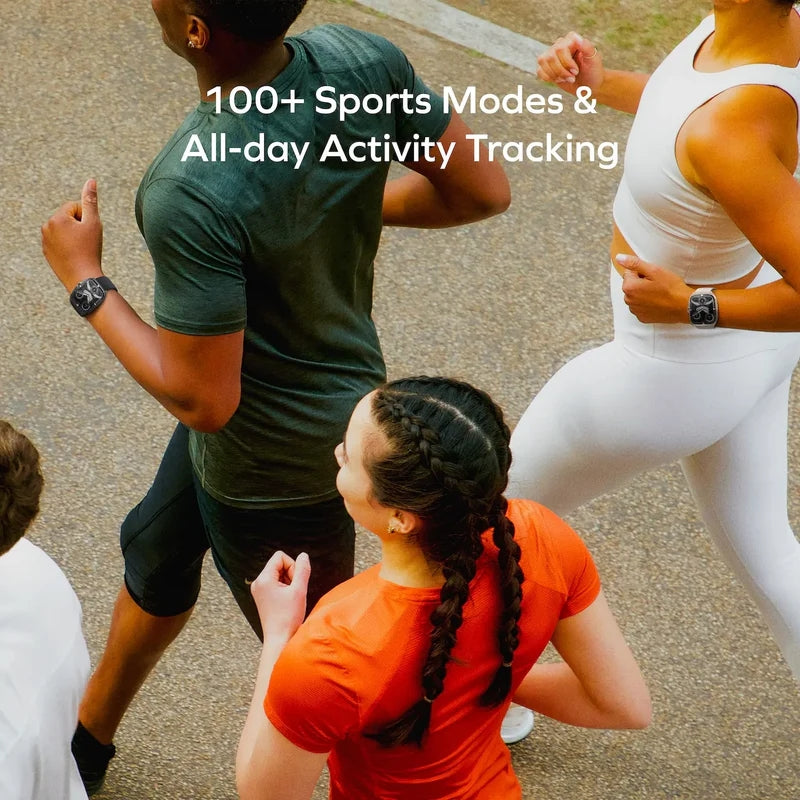 Momax 1-Wear Curvex SW5 AMOLED Smart Watch, Bluetooth Calling - Black