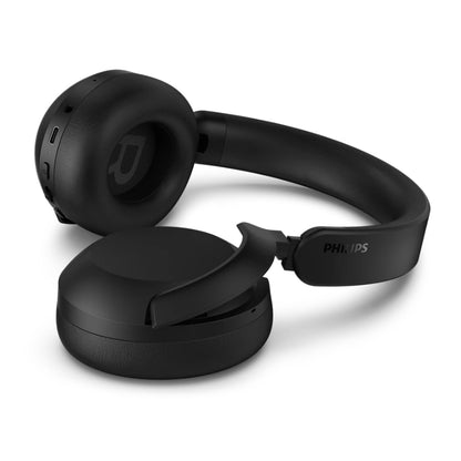 Philips TAH8000 Wireless Over-Ear Headphones with Adaptive Noise Cancellation — Black