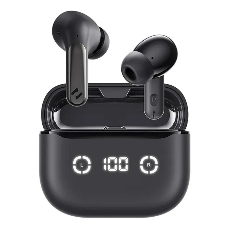 Havit TW984 ANC True Wireless Earbuds with Digital Display Case - Black, original view 1