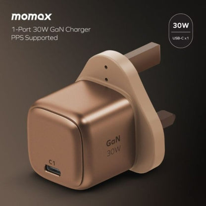 Momax 30W GaN Charger Kit with 60W Magnetic-Winding USB-C Cable, 1m – UK - view 2