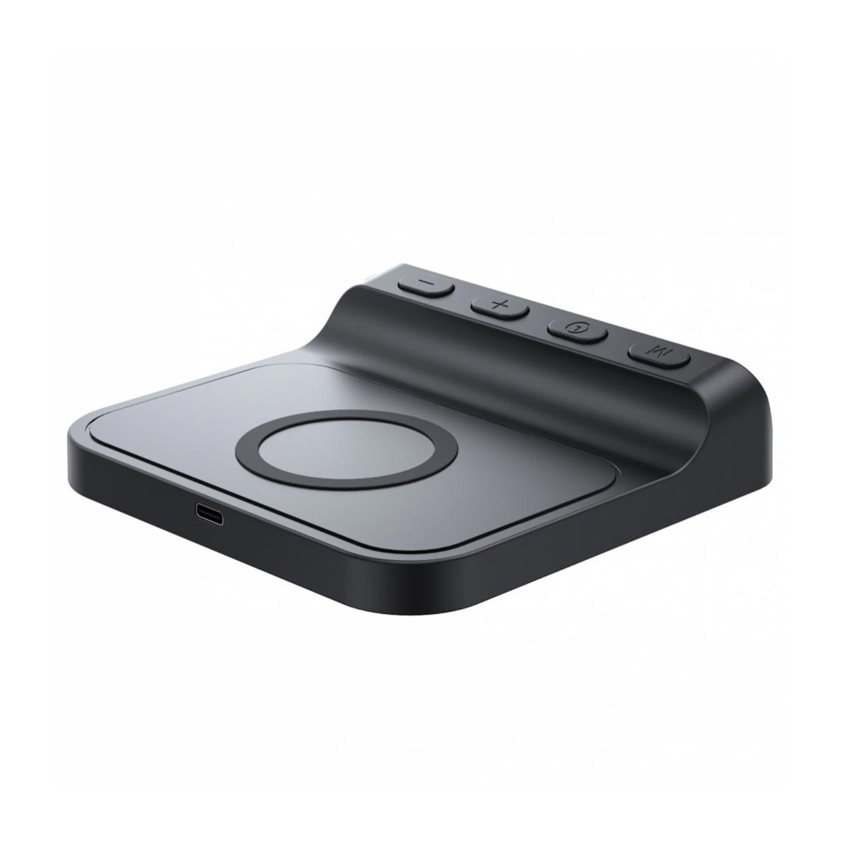 Havit W3031 15 W Wireless Charger with Clock and Alarm, Black, original view 1