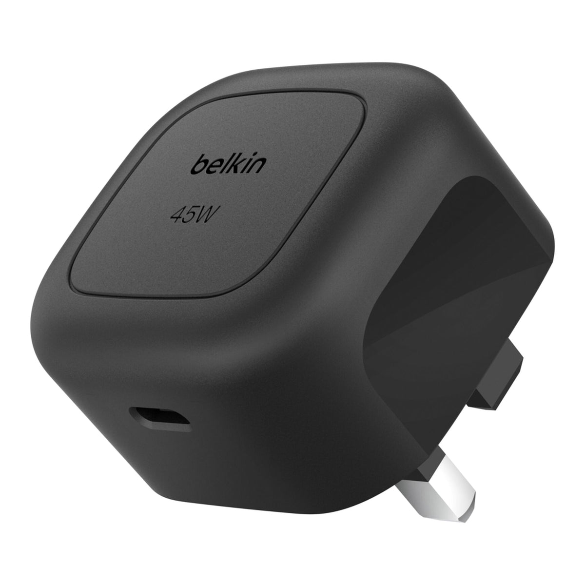 شاحن Belkin BoostCharge CUBIC USB-C بقوة 45 واط - أسود - بدون كابل - WCA013myBK