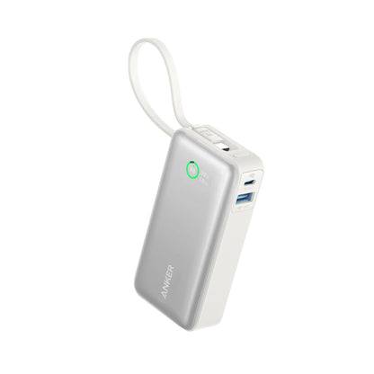 Anker Nano Power Bank A1259H21 10000mAh 30W Shell White - angled view