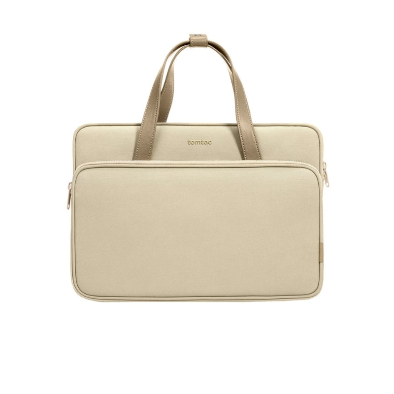 tomtoc Versatile-A12 13.5-Inch Laptop Shoulder Bag, Beige, original view 1
