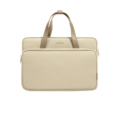 tomtoc Versatile-A12 13.5-Inch Laptop Shoulder Bag, Beige, original view 1