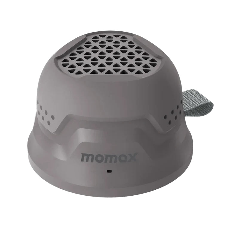 Momax 1-Vibe Go Rugged BS7 Magnetic Wireless Speaker, Gray, original view 1