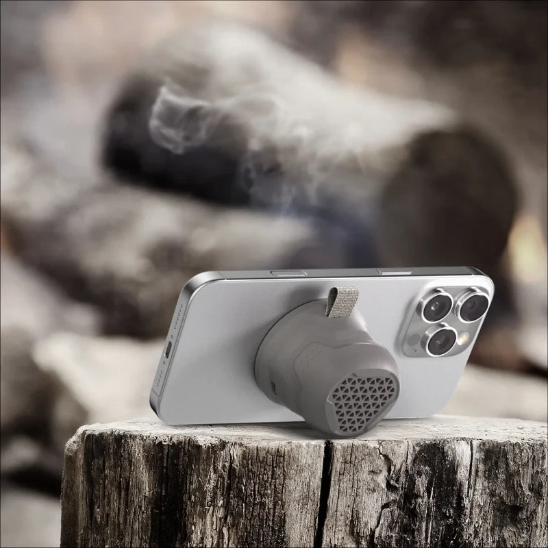 Momax 1-Vibe Go Rugged BS7 Magnetic Wireless Speaker, Gray, original view 4
