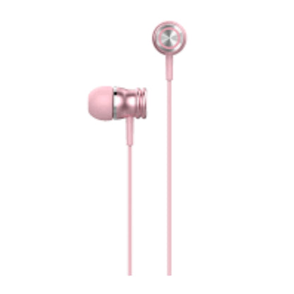 Havit E303P 3.5 mm Wired In-Ear Earphones, Pink, original view 1