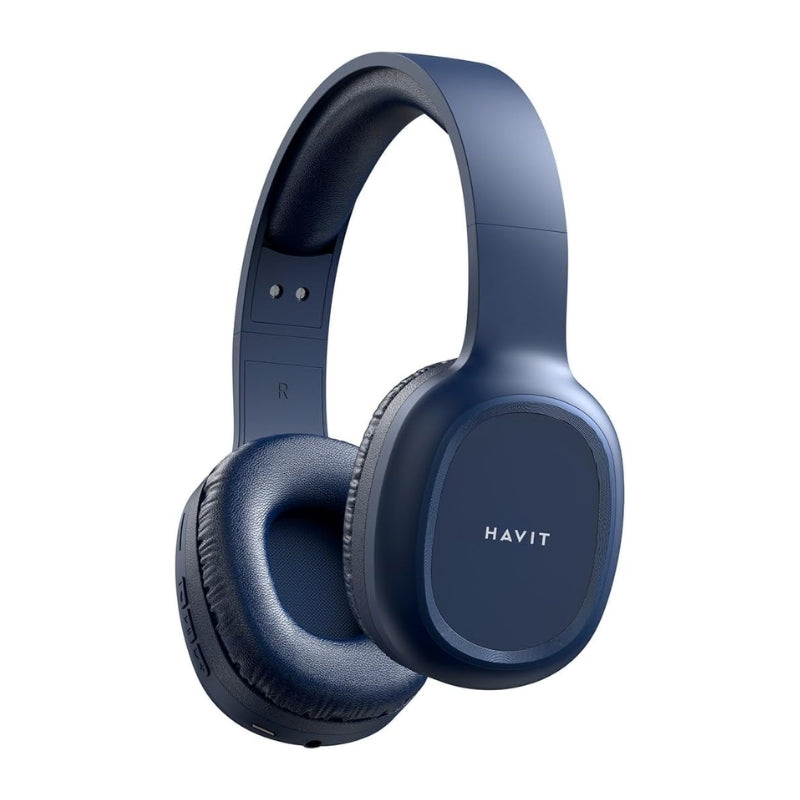 Havit H2590BT Pro Foldable Wireless Headphones, Blue, original view 1
