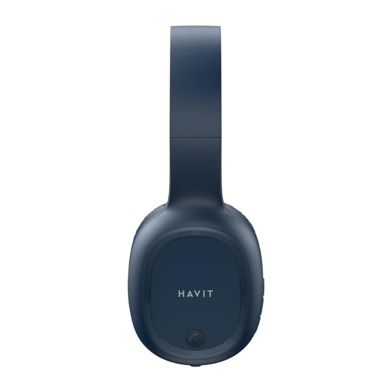 Havit H2590BT Pro Foldable Wireless Headphones, Blue, original view 4