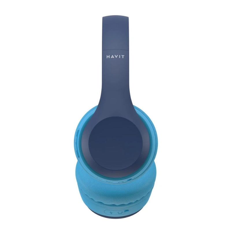 Havit H626BT Wireless Kids Headphones, Blue, original view 3