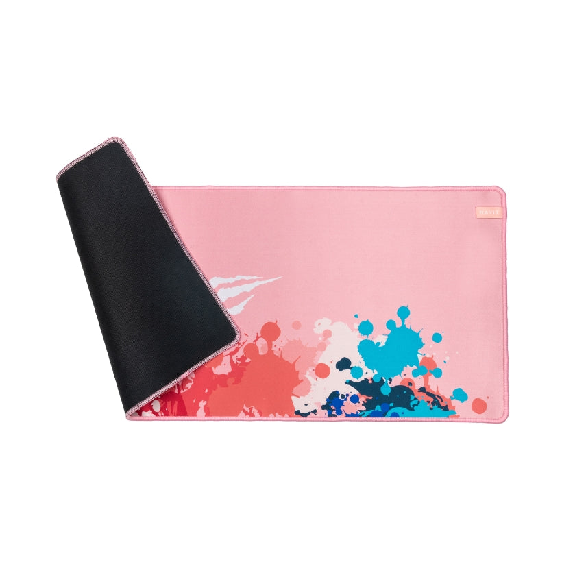 Havit MP847 Pink Gaming Mouse Pad, 700 × 300 mm, Pink, original view 1