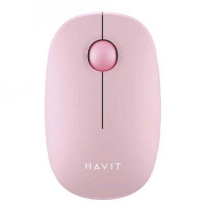 Havit MS57GT 1600 DPI Wireless Mouse, Pink, original view 1