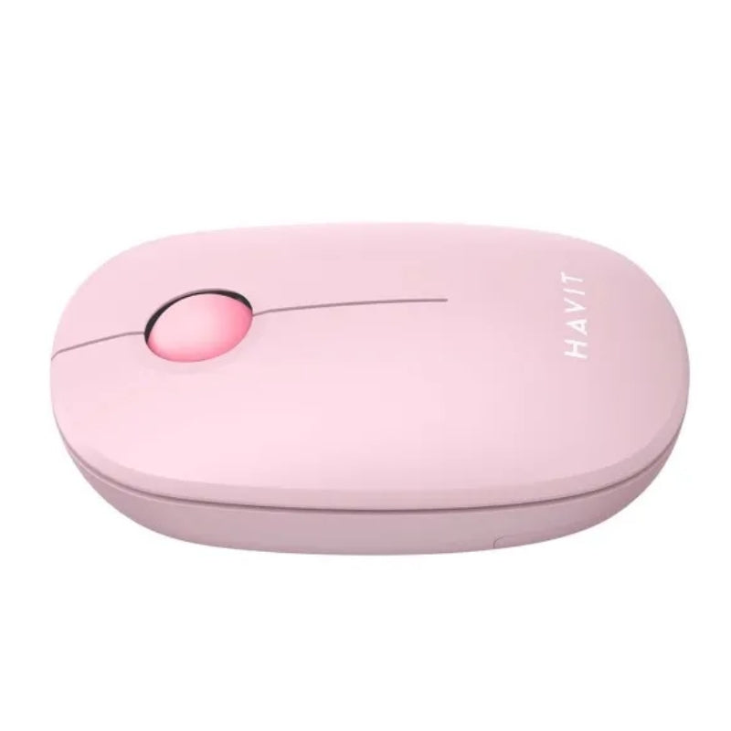 Havit MS57GT 1600 DPI Wireless Mouse, Pink, original view 2