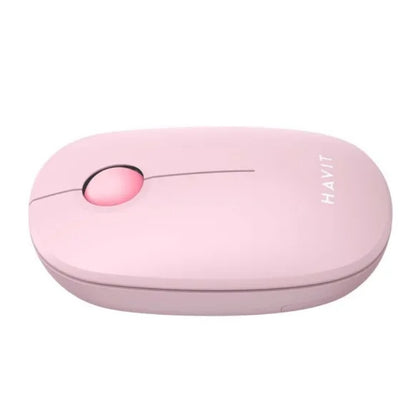 Havit MS57GT 1600 DPI Wireless Mouse, Pink, original view 2