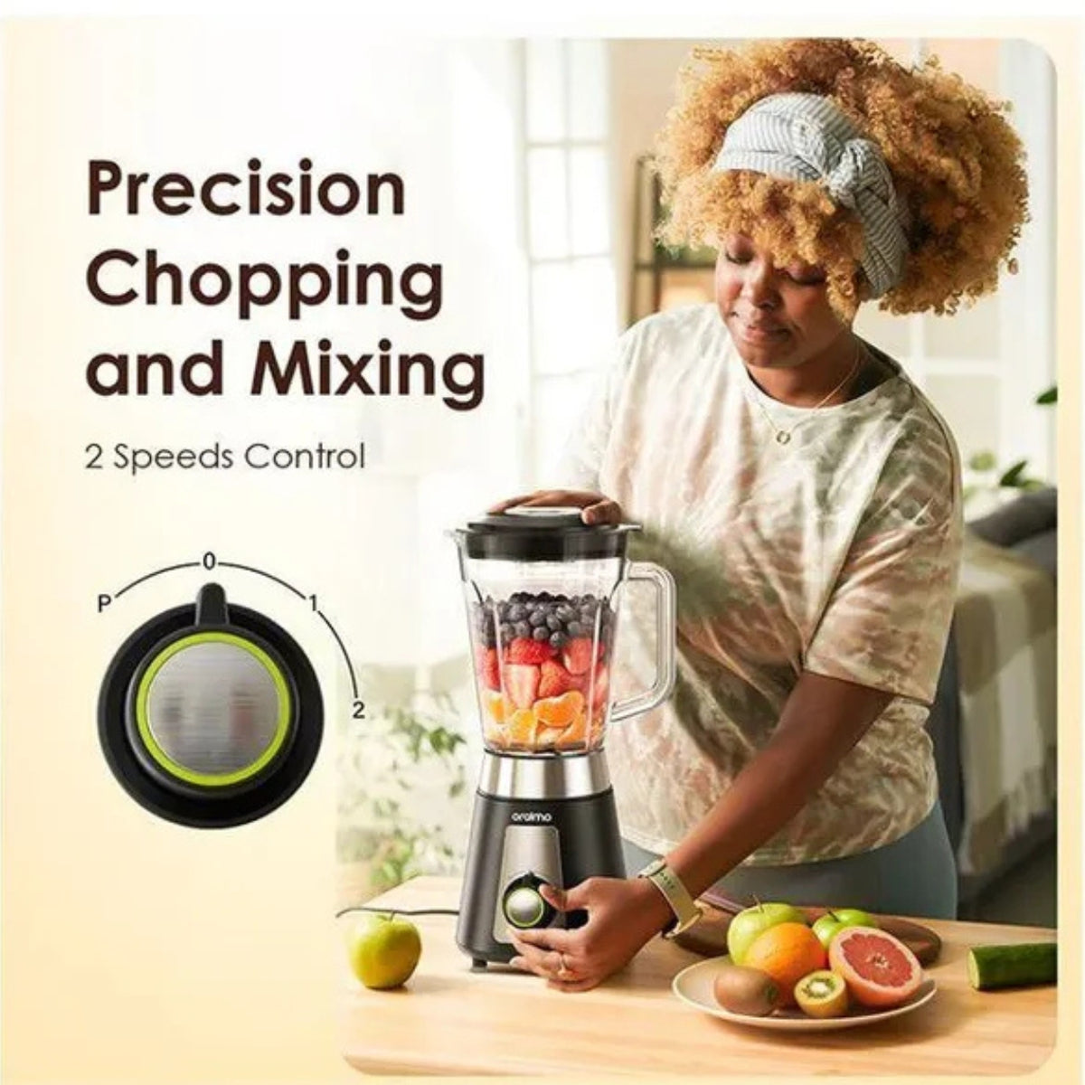 Oraimo SmartBlender OH-B1 500W 1.5L Blender with Grinder