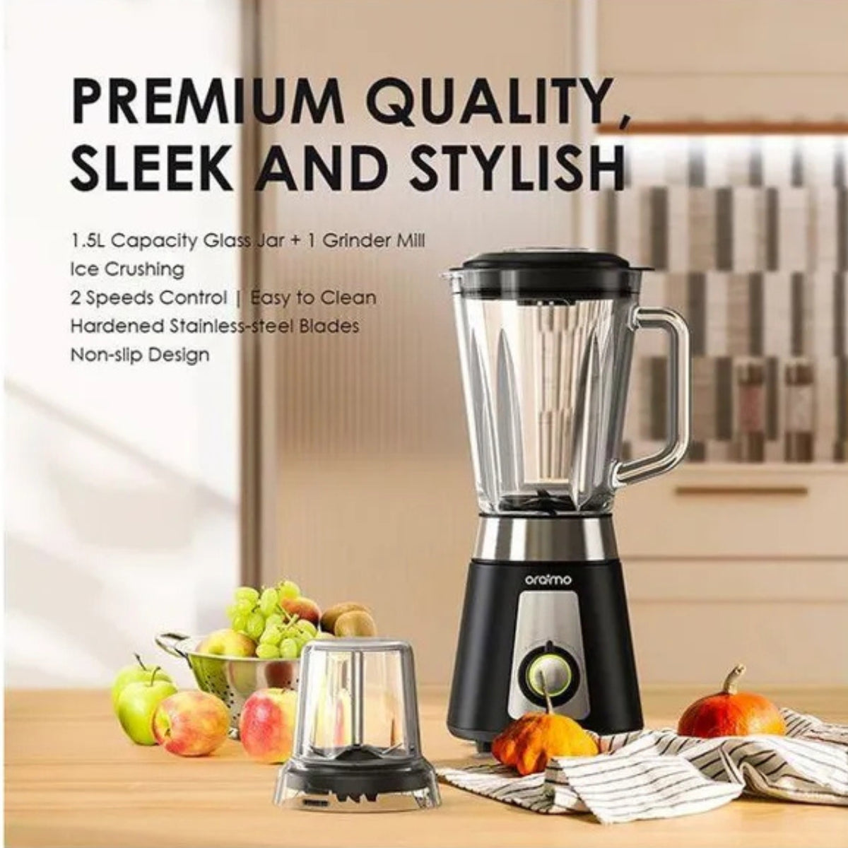 Oraimo SmartBlender OH-B1 500W 1.5L Blender with Grinder