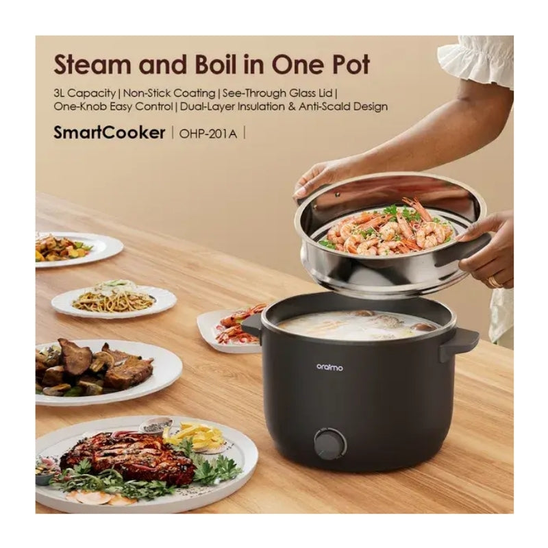 Oraimo SmartCooker OHP-201A 3L 1000W Electric Cooker