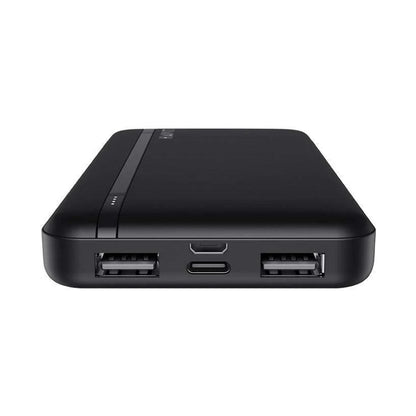Havit PB89 10000 mAh Dual USB-A Power Bank, Black