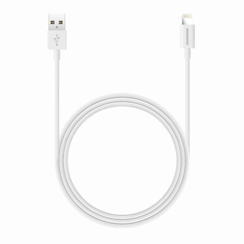 RockRose Zeta RRCS02L — كابل USB-A إلى Lightning، أبيض