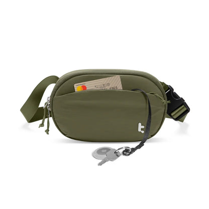 tomtoc SlingBean-T32 1.5 L Belt and Crossbody Bag, Green, original view 3