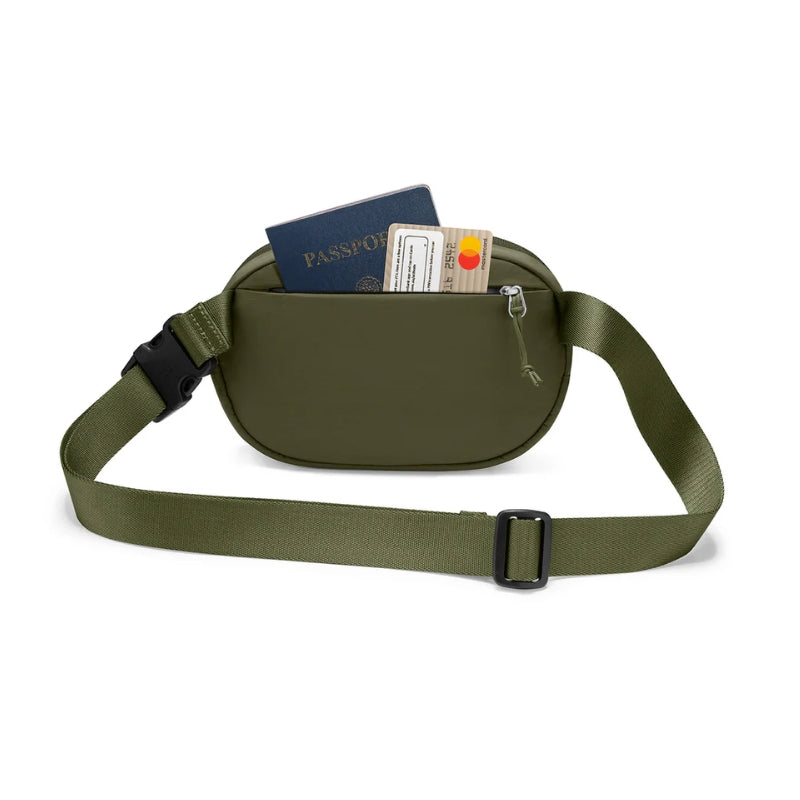 tomtoc SlingBean-T32 1.5 L Belt and Crossbody Bag, Green, original view 4