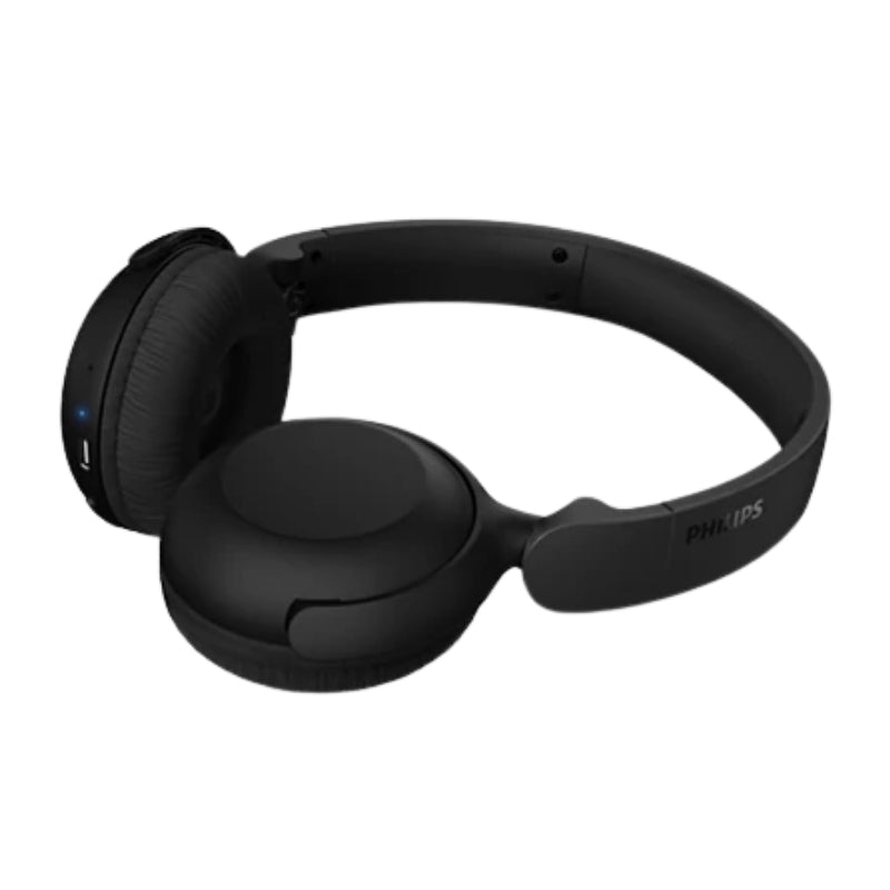 Philips TAH2209 Foldable Wireless On-Ear Headphones, Black, original view 2