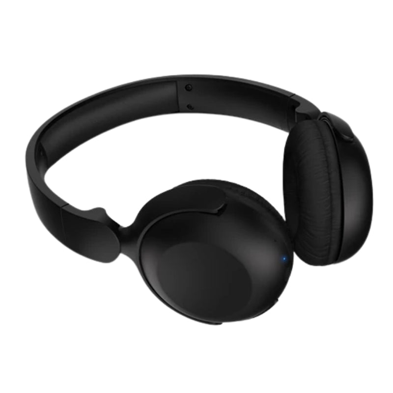 Philips TAH2209 Foldable Wireless On-Ear Headphones, Black, original view 3