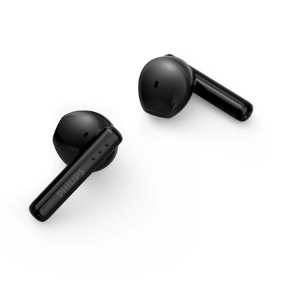 Philips TAT1139 True Wireless Earbuds with Charging Case, Black, original view 2