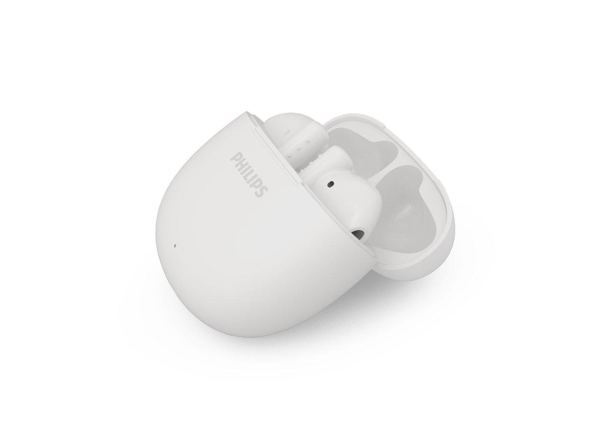 Philips TAT1139 True Wireless Earbuds with Charging Case, White, original view 3