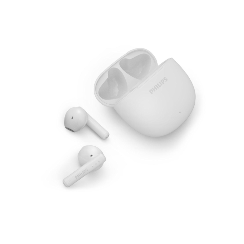 Philips TAT1139 True Wireless Earbuds with Charging Case, White, original view 5