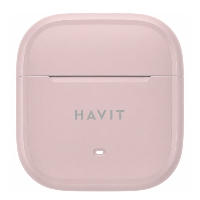 Havit TW966 Life T2 True Wireless Earbuds, Pink, original view 1