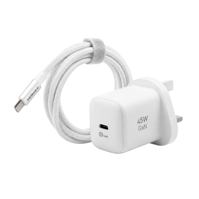 Momax VPD0206 GaN 45 W Charger & 60 W USB-C Cable Kit