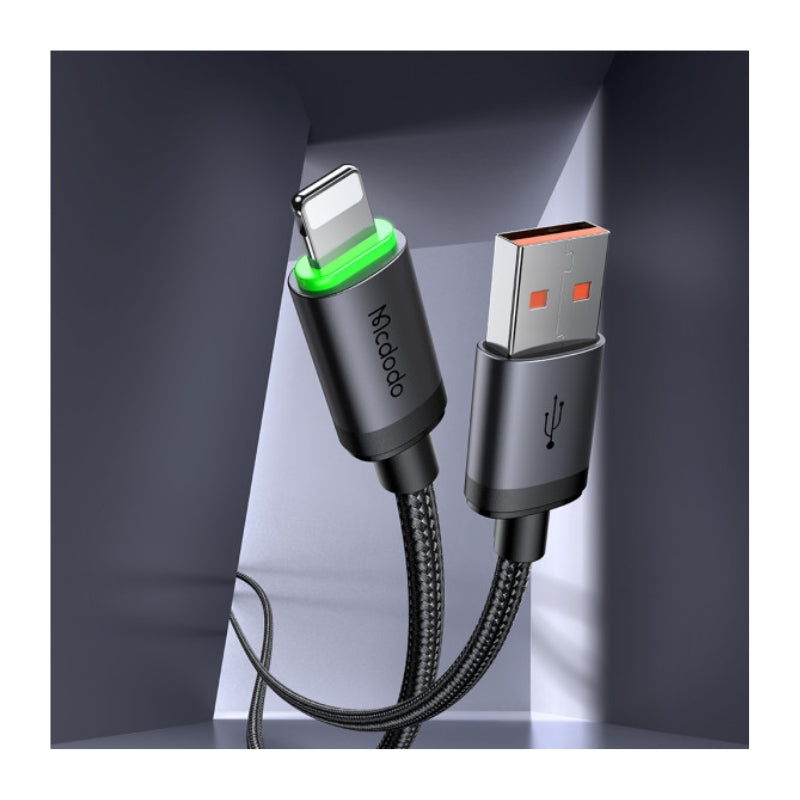 Mcdodo CA-2030 USB-A to Lightning LED Cable, 1m