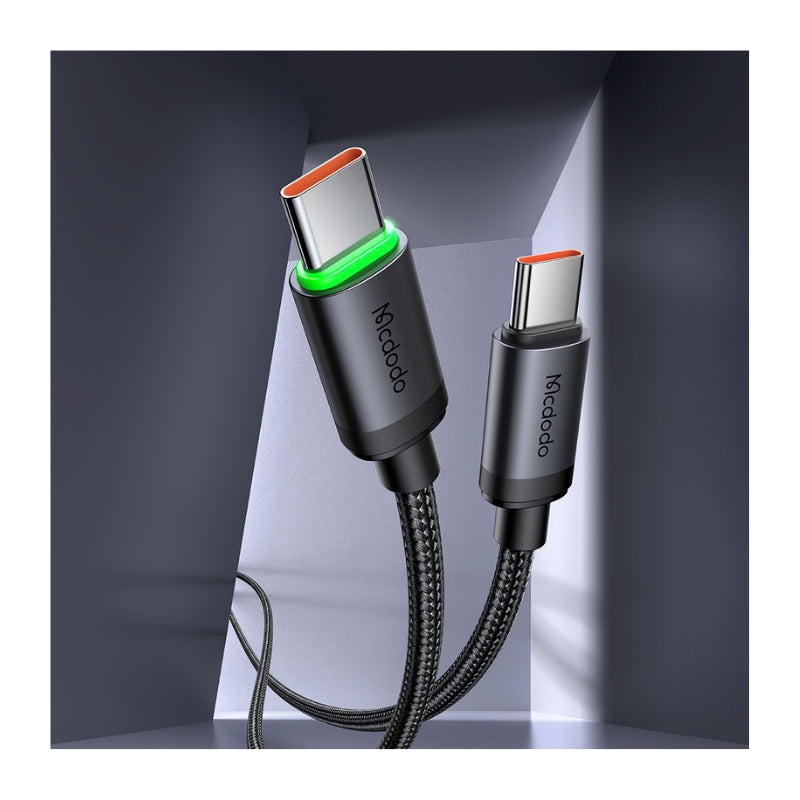 Mcdodo CA-4410 USB-C to USB-C LED Cable, 60W, 1m