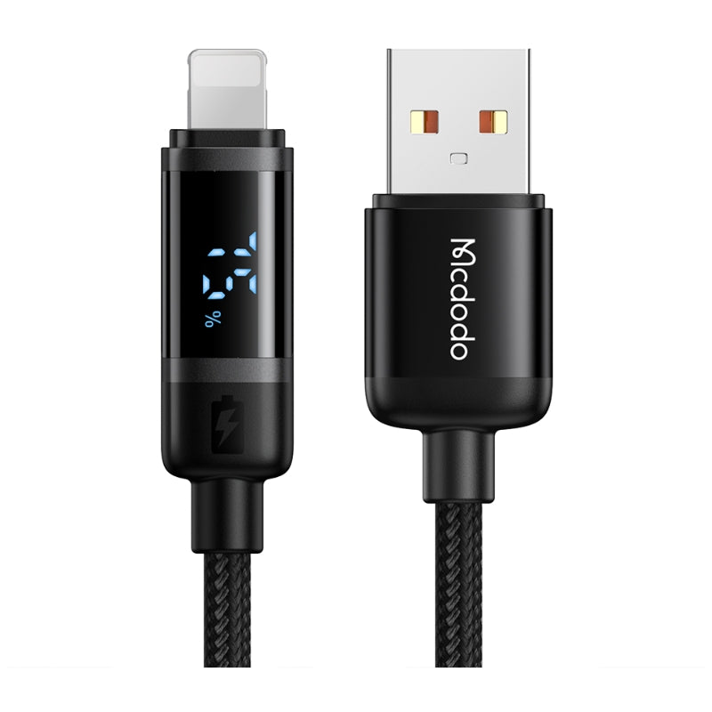 Mcdodo CA-5000 USB-A to Lightning Battery Display Cable 1.2m