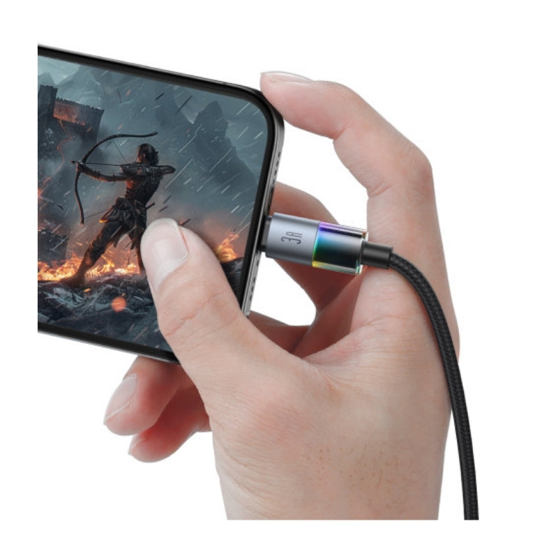 Mcdodo CA-8170 USB-A to Lightning Cable, 7-Color Lighting, 3A, 1.2m
