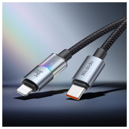 Mcdodo CA-8190 USB-C to Lightning Cable with 7-Color Lighting, 36W, 1.2m