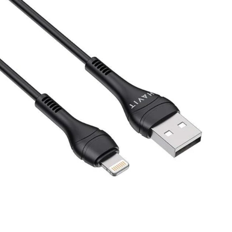 Havit CB6160 USB-A to Lightning Cable, 2A, 1m, Black