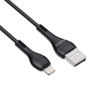 Havit CB6160 USB-A to Lightning Cable, 2A, 1m, Black