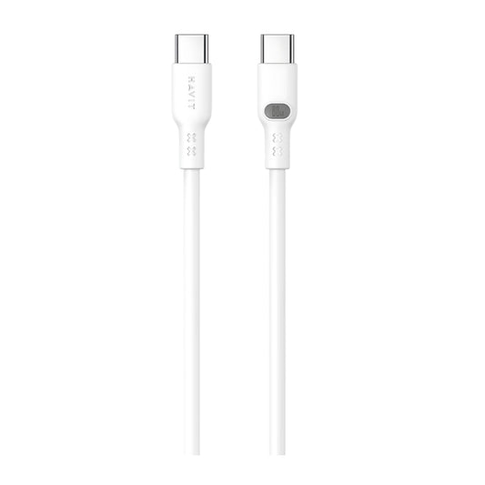 Havit CB6279 USB-C to USB-C Cable, 60W, 1m, White