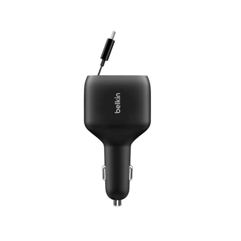 Belkin BoostCharge CCC001hqBK Retractable Car Charger 75W