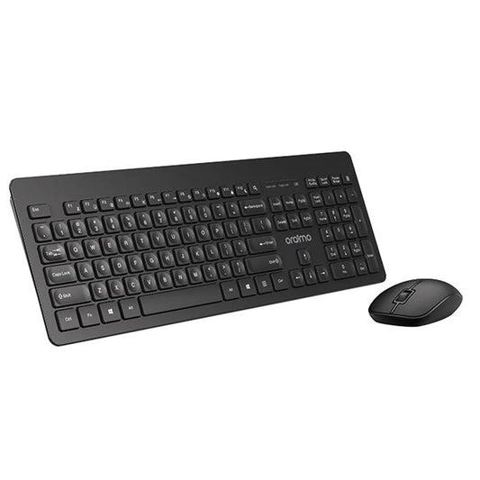 Oraimo OF-KK30 Wireless Keyboard and Mouse Kit, Black