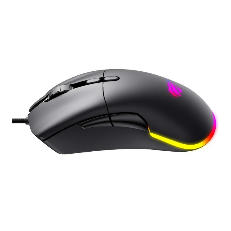 Havit MS954 Wired USB Gaming Mouse, 12000 DPI and RGB, Black
