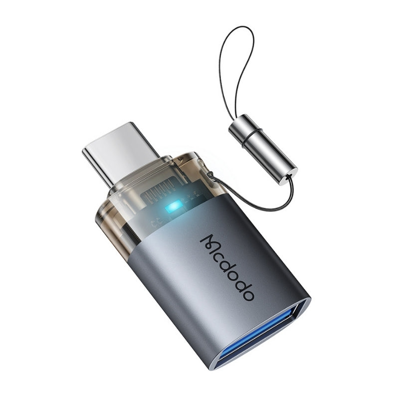 Mcdodo OT-7400 USB-C Male to USB-A Female USB 3.0 LED Adapter